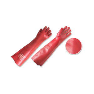 Guantes PVC color rojo Dotaciones Empresariales Consyso